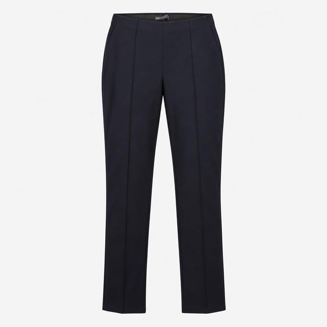 Pull On Trousers Navy Slim Leg Waistband