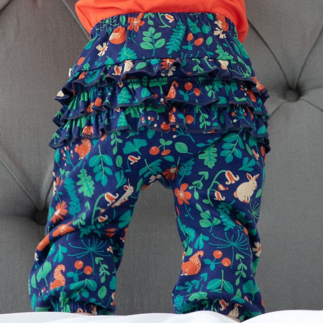 Nature trail ruffle bum trousers