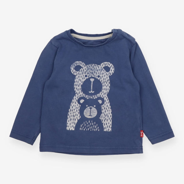Blue Mum and Baby Bears Long Sleeve