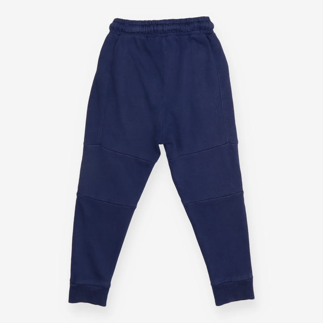 Warrior knees joggers navy blue green zips