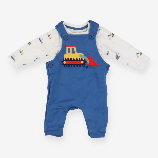 Blue Digger Dungarees and T-shirt