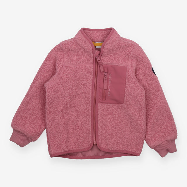 Teddy Fleece Pink Zip Up
