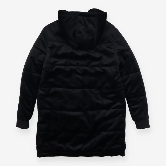 Coat Sonia Rykiel velour padded black heart lips