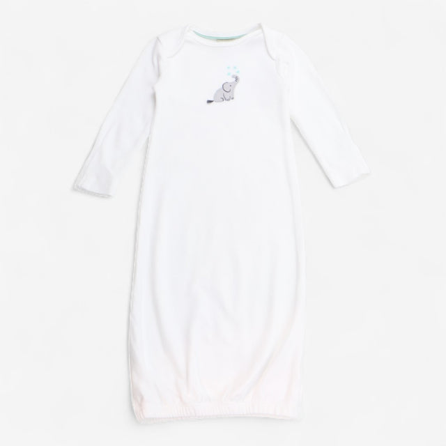 Sleepsack White with Elephant and Stars