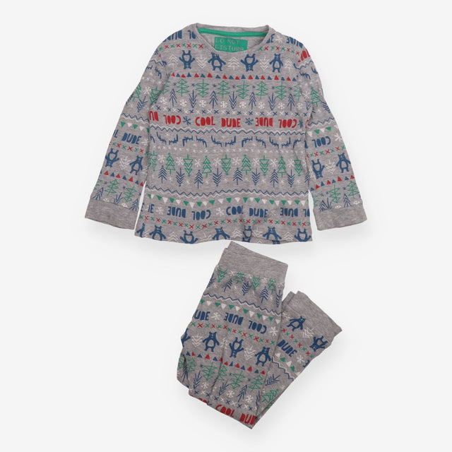 Pyjamas grey festive