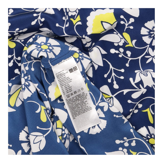 Shirt Dress Navy Floral Print Long Sleeve Belted