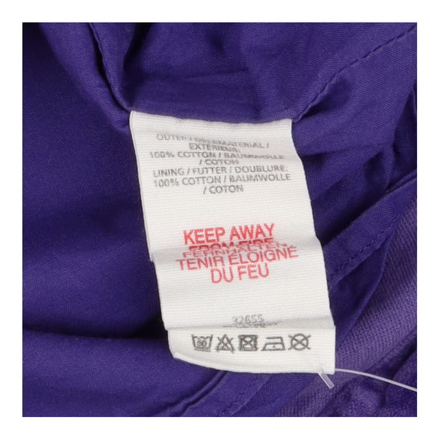Pinafore dress purple mallards velour