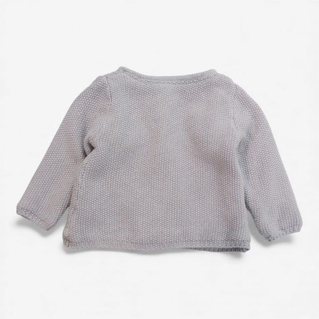 Cardigan grey sliver glitter