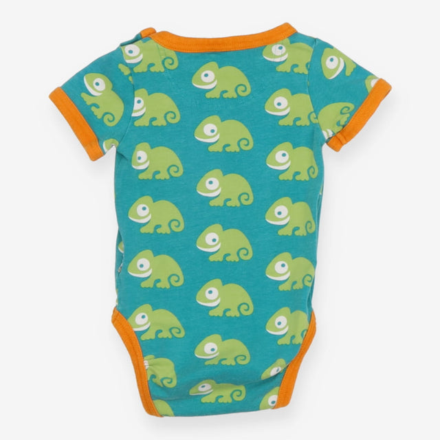 Bodysuit Short Sleeve Green Chameleon