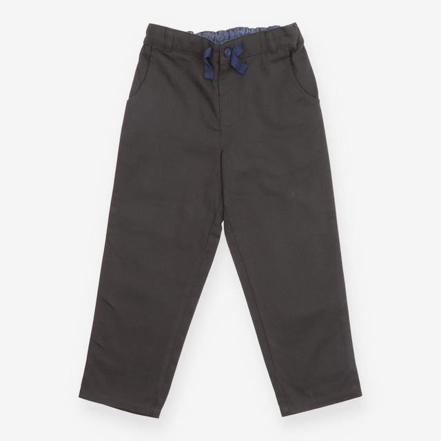 Trousers Dark Green with Blue Pullstring