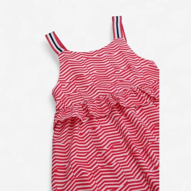 Strappy Red Stripes Sun Dress