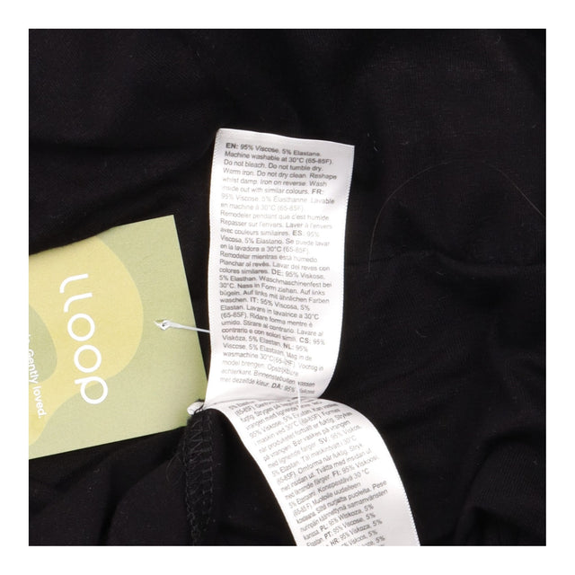 Maternity Top Black Layered Bodice Nursing Stretch