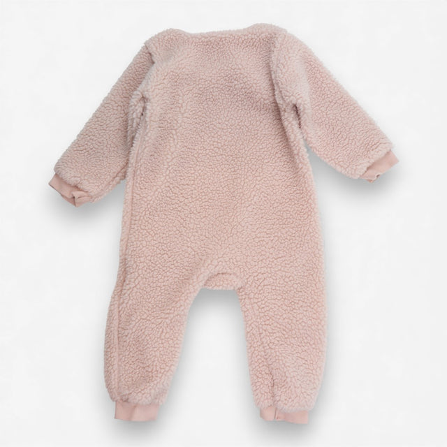 Sleepsuit fleece bear face