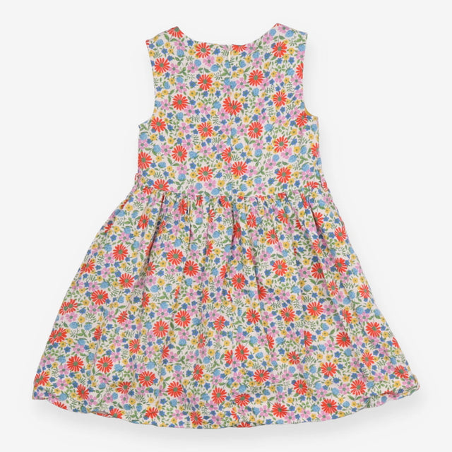 Dress Sleeveless Woven Bright Floral