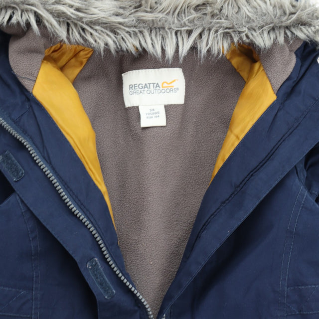 Parka Coat Navy with Metal Toggles