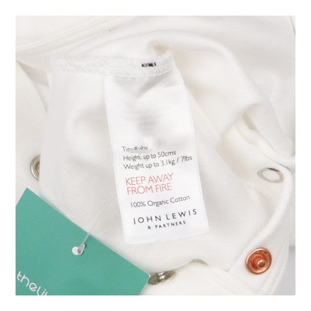 Sleepsuits white 3 pack