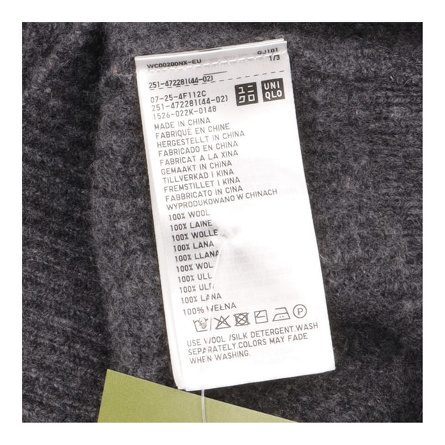 Jumper Charcoal Grey Wool Crew Neck