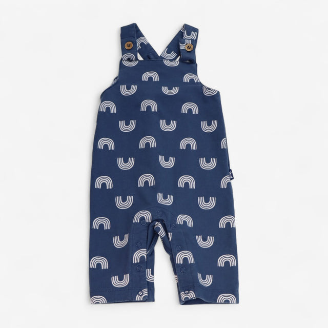 Dungarees Blue with White Rainbows