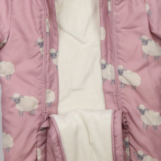 Pramsuit purple sheep