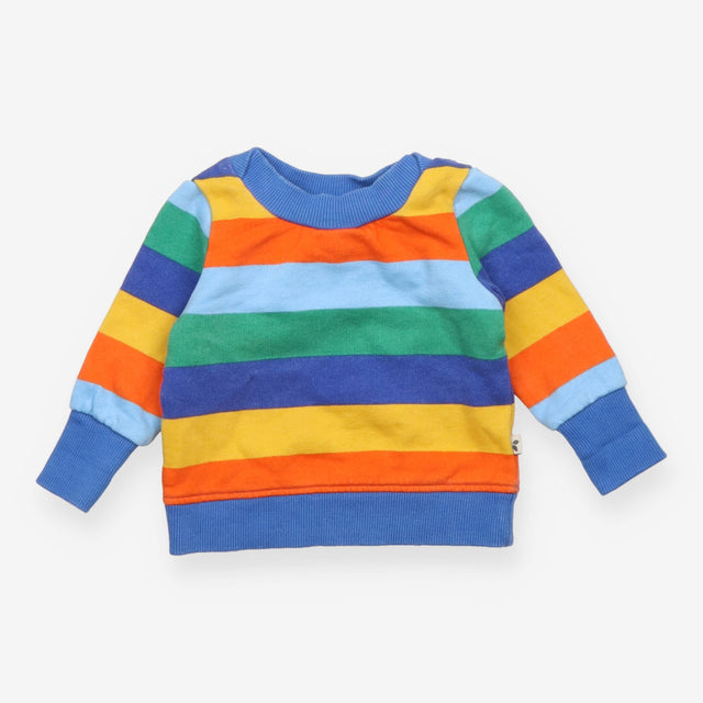 Rainbow Striped Jersey Sweater