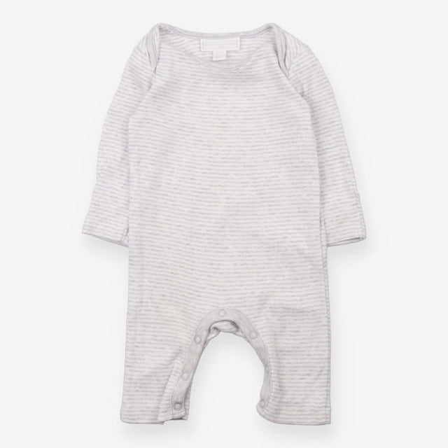 Sleepsuit footless grey white stripe