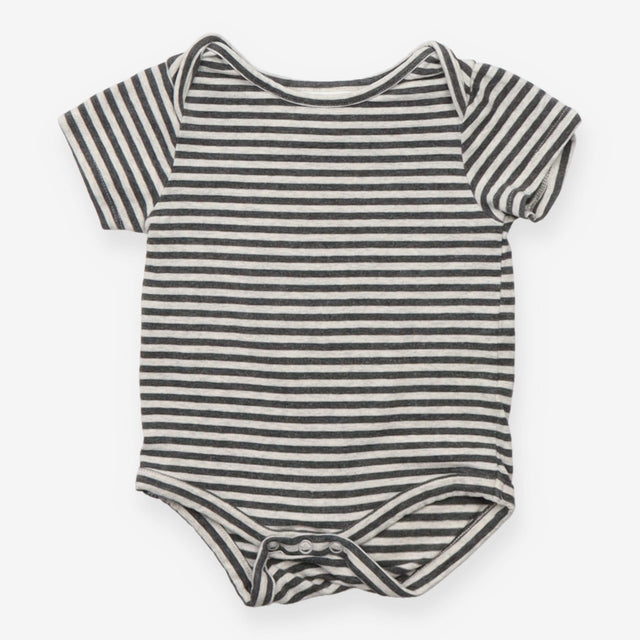 Bodysuit SS grey stripes