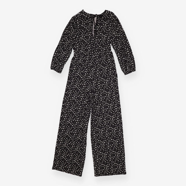 Delta Jumpsuit Jersey Black Long Sleeve