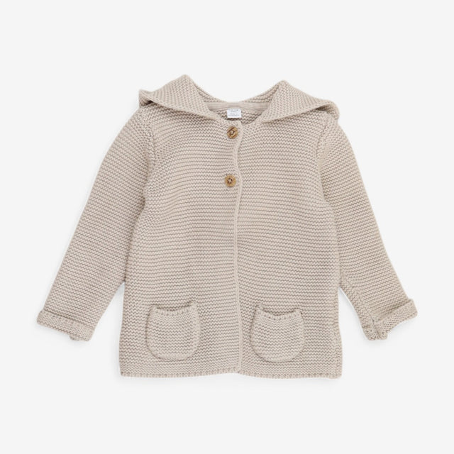 Cardigan Knit Hood toffee