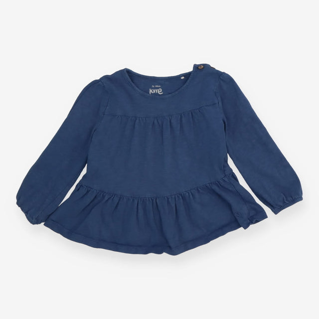 Blue Easy Breezy Tunic Long Sleeve