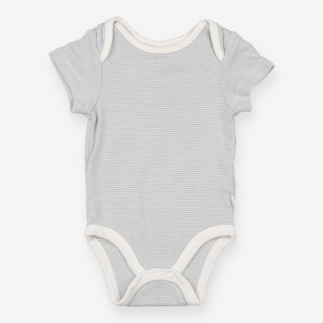 Blue and white stripe bodysuit