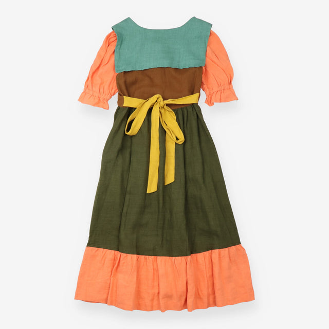 Isle of Shee 100% Linen Colorblock Statement Colla
