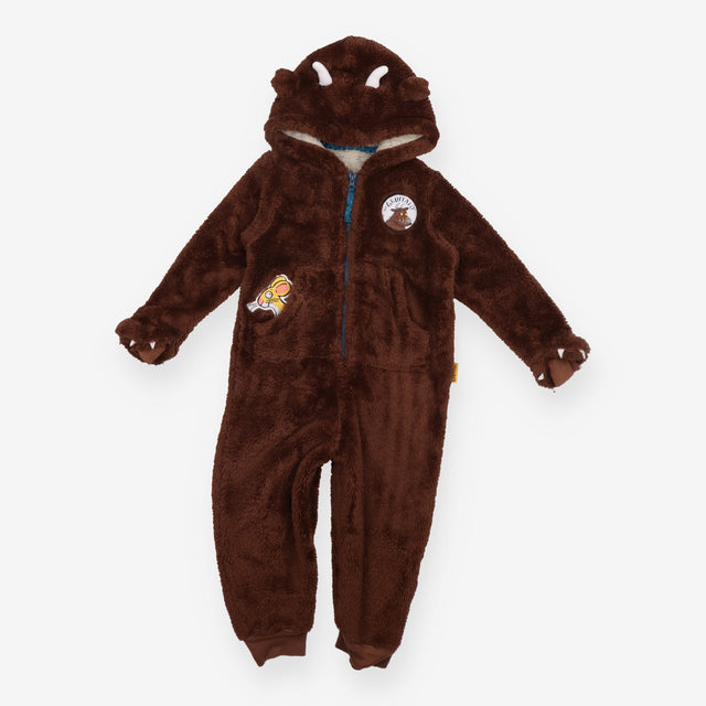Onesie Gruffalo brown fur with hood