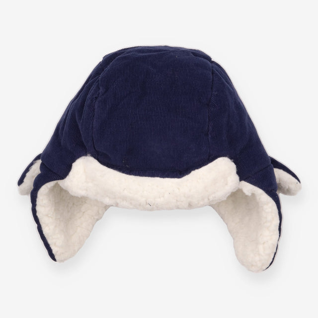 Navy Fleece Lined Winter Hat
