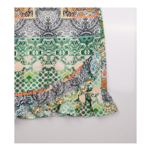 Dress Tile Paisley Print Short Sleeve Mini