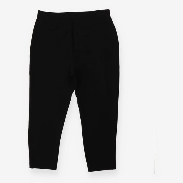 Black Pleated Front Trouser