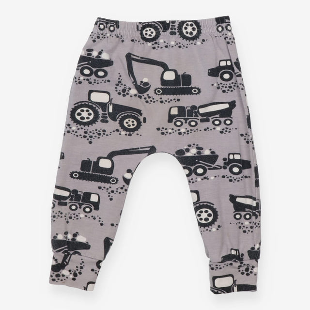 Leggings Grey Construction Trucks