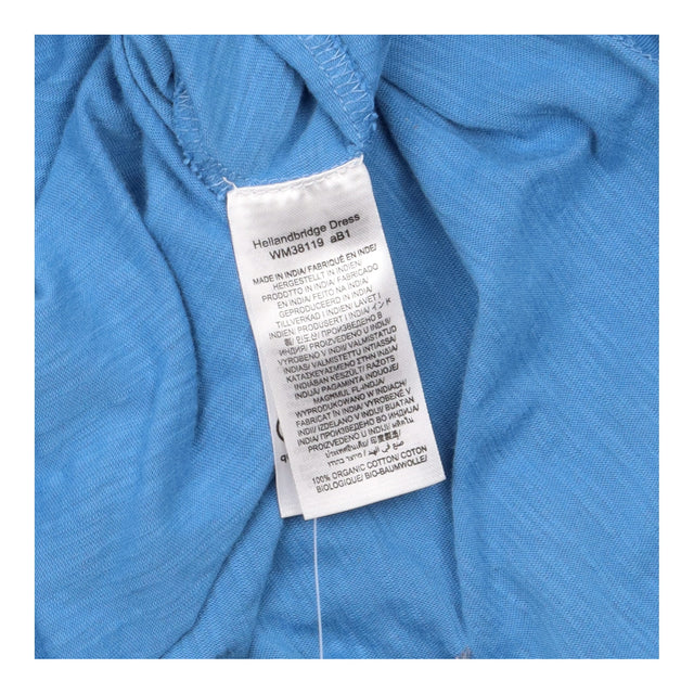 T-Shirt Dress Blue Organic Cotton Knee Length