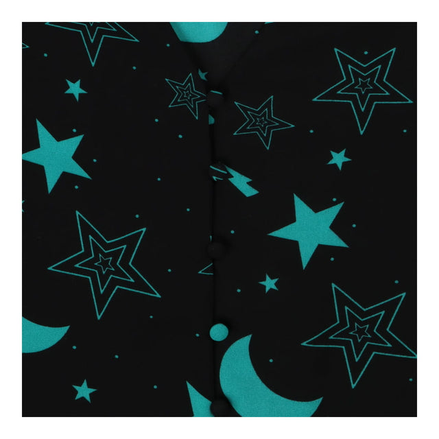 Black Moon and Stars Blouse