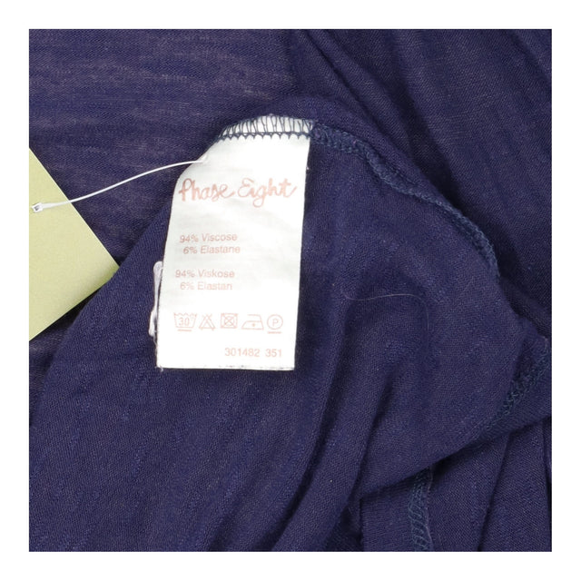 Navy Blue Lightweight Open Front Longline Cardigan