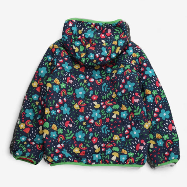 Toasty Trail Coat Floral Print Reversible