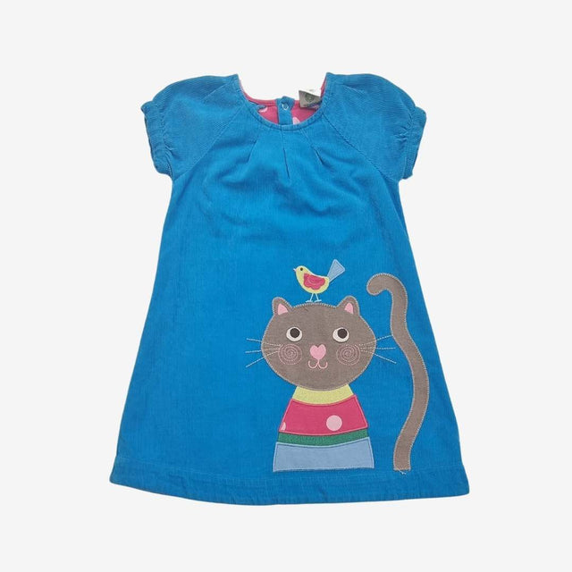 Cat and Bird Cord dress
