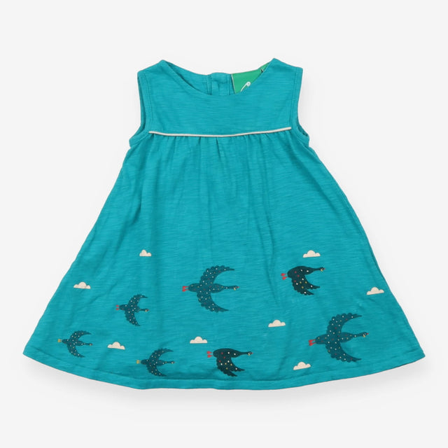 Fly south teal dress