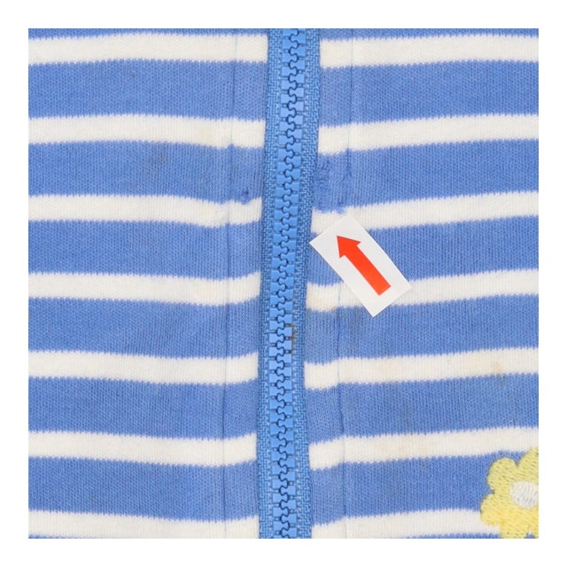 Reversible Cats And Striped Zip Hoodie