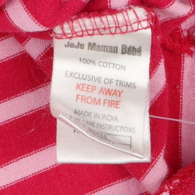 Dress Short Sleeved Pink Stripe with Pockets