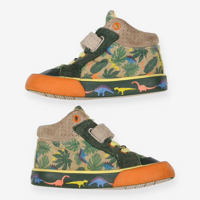High Tops Frugi x Clarks Khaki Jungle Print