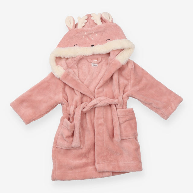 Dressing gown pink deer