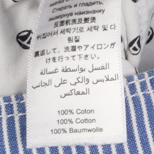 Blue and white pinstripe shortie dungarees