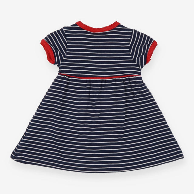Dress blue striped