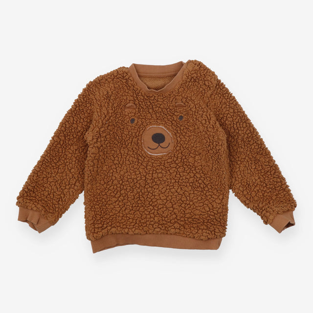 Sweater fleece brown bear