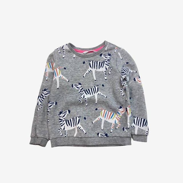 Grey Zebra Sweatshirt